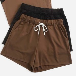 2 pairs of shein shorts